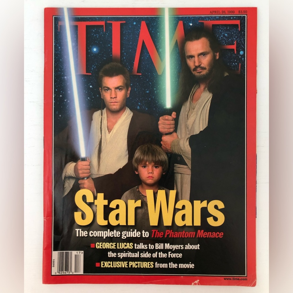 Vintage 1999 Time Magazine Featuring Star Wars